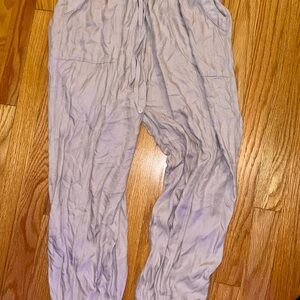 Women’s north end loose boho bogo pants size small zips zip up leisure material